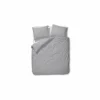 Dekbedovertrek 260x220/240cm - percale katoen - lichtgrijs