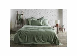Dekbedovertrek 240x200/220cm - tetra katoen - groen