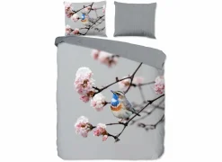 Dekbedovertrek Yule 200x220cm - microvezel - grijs