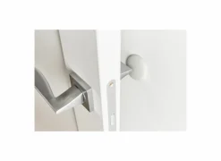 Deurklinkstopper Ø4cm - kunststof - wit set van 6