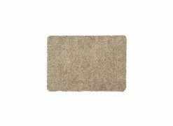 Deurmat Absorb 55x85cm - katoen - beige & bruin