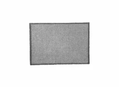 Deurmat Eco-clean 67x90cm - polyamide - lichtgrijs