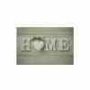 Deurmat Heart Home 50x75cm - polyestervezel - beige