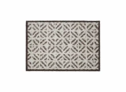 Deurmat Lima Diamonds 50x75cm - polyamide - beige & bruin