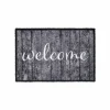 Deurmat Lima Welcome 50x75cm - rubber - grijs