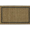 Deurmat Riviera Border 45x75cm - kokos - bruin