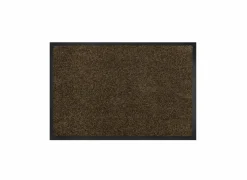 Deurmat Twister 40x60cm - polyamide - bruin
