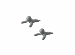 Deurstopper Buddy Grijs, set van 2