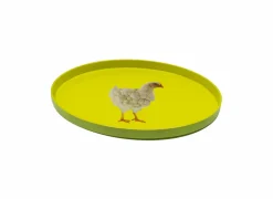 Dienblad Kip 28x17cm - kunststof - groen