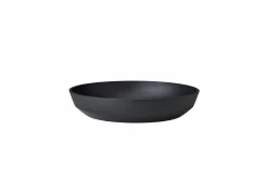 Diep bord Silueta Ø21cm - kunststof - zwart