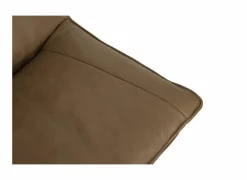 Draaifauteuil A8036 75x90x87cm - leder - cognac