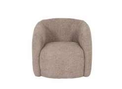 Draaifauteuil Alken 87x87x77cm - stof - roze
