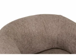 Draaifauteuil Alken 87x87x77cm - stof - roze