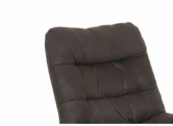 Draaifauteuil Copain 70x74x87cm - microvezel - bruin