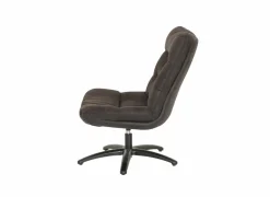 Draaifauteuil Copain 70x74x87cm - microvezel - bruin