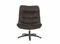 Draaifauteuil Copain 70x74x87cm - microvezel - bruin