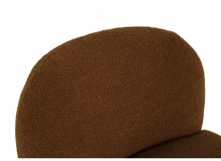 Draaifauteuil Criollo 91x95x71cm - bouclé - roestbruin