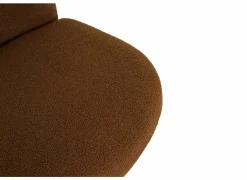 Draaifauteuil Criollo 91x95x71cm - bouclé - roestbruin