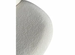 Draaifauteuil Criollo 91x95x71cm - bouclé - wit