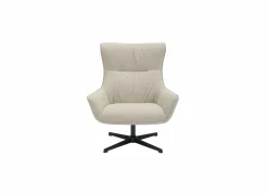 Draaifauteuil Crucible 85x83x103cm - stof crème