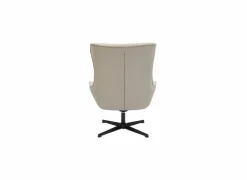 Draaifauteuil Crucible 85x83x103cm - stof crème