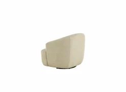 Draaifauteuil Dora 80x86x76cm linnen - beige