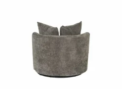 Draaifauteuil Dynamo 93,5x88x84cm - stof - donkergrijs