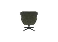 Draaifauteuil Federico 73x79x88cm - polyestervezel - donkergroen