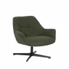 Draaifauteuil Grupetto 80,5x83x77cm - stof - groen