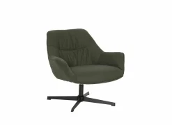 Draaifauteuil Grupetto 80,5x83x77cm - stof - groen