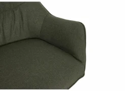 Draaifauteuil Grupetto 80,5x83x77cm - stof - groen