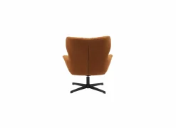 Draaifauteuil Hopi 80x83x88cm - stof - oranje