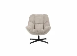 Draaifauteuil Iota 76x81x84cm - chenille - beige
