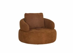 Draaifauteuil Lepanto stof - sunglow orange