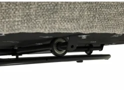 Draaifauteuil Nest 128x120x69cm - stof - beige/grijs