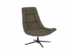 Draaifauteuil Slow 100x82x93cm - stof - groen