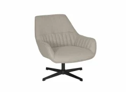 Draaifauteuil Tauris 78x90x82cm - stof - beige