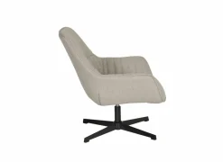 Draaifauteuil Tauris 78x90x82cm - stof - beige