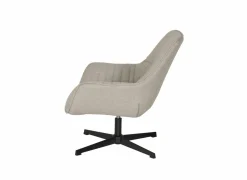 Draaifauteuil Tauris 78x90x82cm - stof - beige
