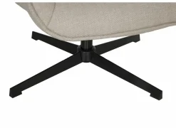 Draaifauteuil Tauris 78x90x82cm - stof - beige