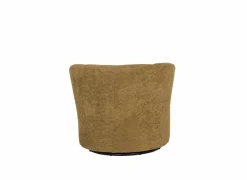 Draaifauteuil Vasto 83x80x71cm - stof - oker