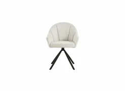 Draaistoel Alani 51,5x63x87cm - linnen - beige