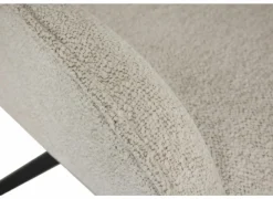 Draaistoel Augure stof wit