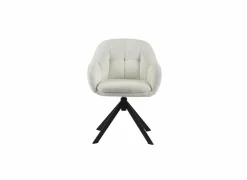 Draaistoel Mayday 60x61,5x80cm - polyestervezel - wit