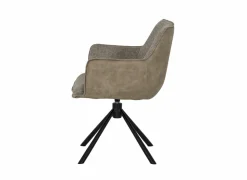 Draaistoel Orfeo 64x66,5x84,5cm - polyestervezel - beige