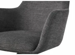 Draaistoel Sirius 57x60x83cm - stof - antraciet
