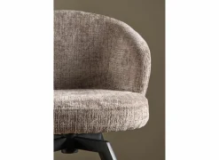 Draaistoel stof - bruin