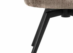 Draaistoel stof - bruin