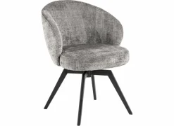 Draaistoel stof - grijs