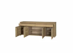 Dressoir Amarillo  225cm - eik massief & decor - naturel